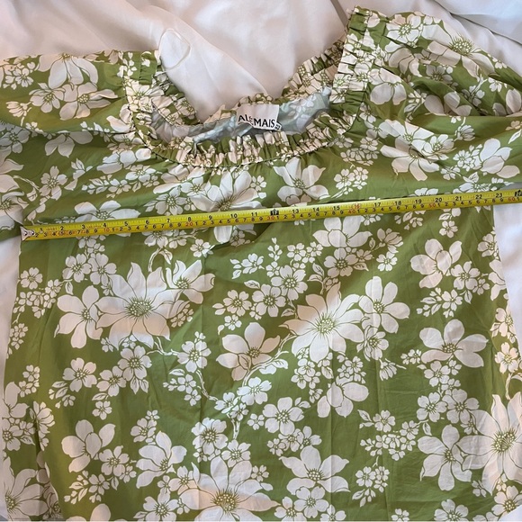 NWT Alemais Leisa Off-Shoulder Floral Cotton Blouse 8 - Picture 8 of 13